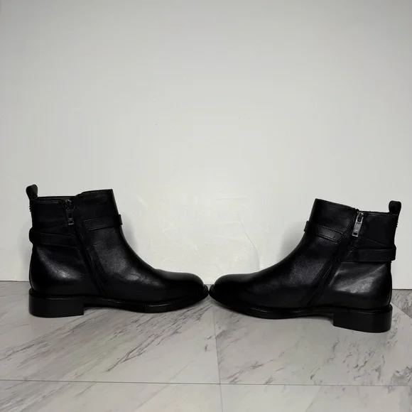 Sam Edelman Nolynn Black Leather Bootie 8M - Picture 5 of 15